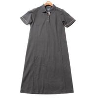 半袖ポロワンピース M バーバリーゴルフ 67283 BURBERRY GOLF ブラック レディース