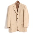 ツイードチェック　ジャケット A3 バーバリーロンドン 76326 BURBERRY LONDON ベージュ メンズ