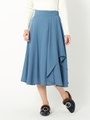 イレギュラーヘムミモレスカート/青系