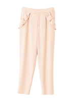 【パンツ】フリルポケットテーパードパンツ/ネイビー