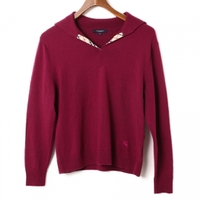 リブカラープルオーバーニットカットソー 15 バーバリーロンドン 76622 BURBERRY LONDON パープル レディース