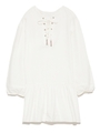 ボリュームシャツワンピース/OWHT