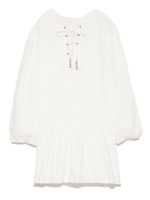 ボリュームシャツワンピース/OWHT