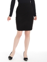 無地ニットスカート/グリーン