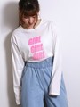 【JANテレコ疑惑】WEGO/MYFAVORITEプリントロングTシャツ