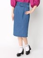 WEGO/ウエストベルトタイトスカート
