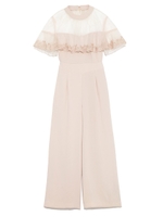 チュール刺繍ロンパース/PNK