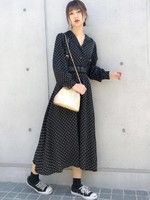 WEGO/オープンカラーワンピース