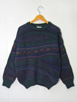 【USED】  総柄ニット