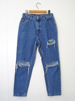 【USED】  クラッシュデニムパンツ