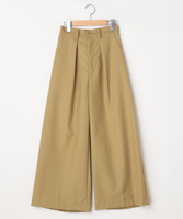 センタープレスワイドパンツ