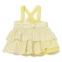 【50%OFF】リボンつきストライプ柄ティアードキャミチュニック