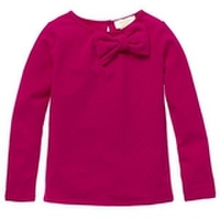 【60%OFF】GIRLS' LONG SLEEVE BOW TOP