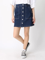 WEGO/前ボタンタイトミニスカート