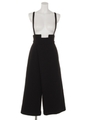 CORSET TUCK WIDE SALOPETTEPT/BLK