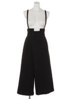 CORSET TUCK WIDE SALOPETTEPT/BLK
