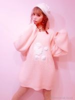 DR love animal knit/ライトピンク