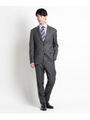 REDA ストライプスーツ/チャコールグレー(514)