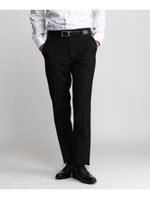 [TALL&LARGEサイズ]サージノータックシングルパンツ/ブラック(019)