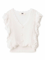 カギバリスカシガラニット/ホワイト