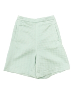 【Settimissimo】サテンエンボスショートパンツ/サックスブルー(020)