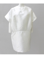 【Settimissimo】ジャガードクラックモチーフワンピース/ホワイト(001)