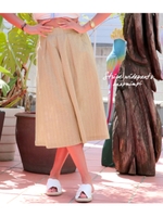 【anap mimpi】ストライプワイドパンツ/ホワイト(001)