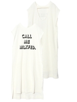 WAFFLE DRESS/ホワイト