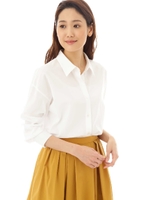 《Purpose》フィブリルブロードシャツブラウス/ホワイト(030)