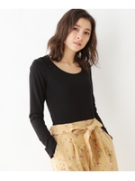 【WEB限定】抗菌消臭 ネックレースプルオーバー/ブラック(819)