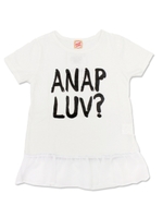 【ANAP KIDS】ANAPLUV?裾シフォンTOPS/ホワイト(001)