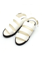 ベルトフラットサンダル/ホワイト(001)