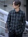 [GIORDANO]長袖フランネルシャツ