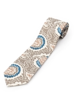 ペイズリープリントネクタイ/ベージュ(152)