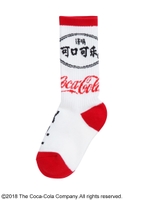 COCA-COLA BY X-GIRL SOCKS/ホワイト