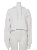 スプリングショートパーカー/WHT