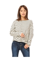 バックツイストボーダートップス/NAVY
