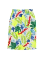 【Sandie anap】パイル地アロハ柄スカート【別売りSETUP】/ブルー(019)