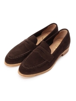 CHEANEY別注スエードローファー/ダークブラウン(043)