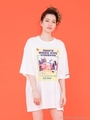 comic big tee/WHITE