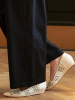 カットワークパンプス/ホワイト