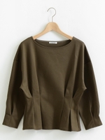 タックペプラムポンチプルオーバー/C/グレー