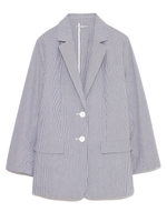 ヒッコリーセットアップジャケット/BEG