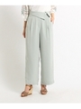 リターンぺプラムベネパンツ/ライトグリーン(021)