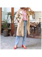 トレンチコート/ネイビー