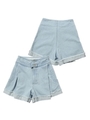 DENIM SHORT PANTS/ライトブルー