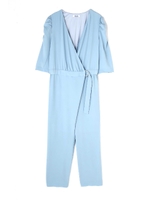 カシュクールオールインワン/サックス(110)