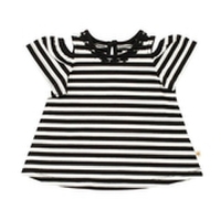 インファントストライプコールドショルダートップ