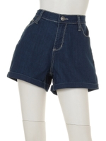 デニムショートパンツ/ブルー