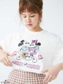 ミッキー&ミニーTシャツ/O.WHT